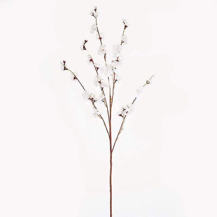 2 pcs 42" Long Stem Silk Artificial Carnation Flowers Sprays ARTI_CARN_001_IVR