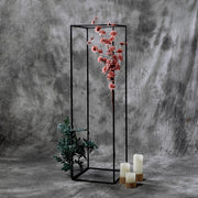 2 pcs 48" Rectangular Geometric Metal Flower Stands Centerpieces