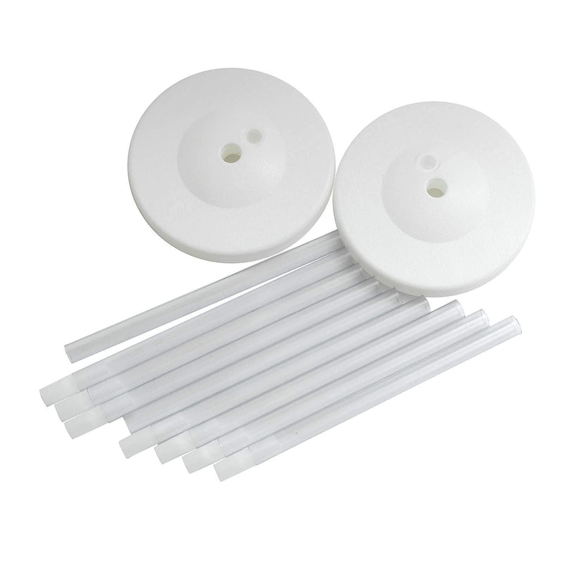 2 pcs 5 ft Balloon Columns Stand Kit Set - White BLOON_STAND06_5