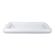 2 pcs 50" x 24" Inflatable Serving Trays Party Drinks Coolers - White FLOAT_TRAY_01_4_WHT