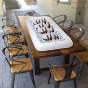 2 pcs 50" x 24" Inflatable Serving Trays Party Drinks Coolers - White FLOAT_TRAY_01_4_WHT