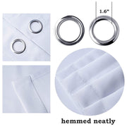 2 pcs 52" x 108" Cabana Stripe Blackout Grommet Window Curtains Drapes Treatments