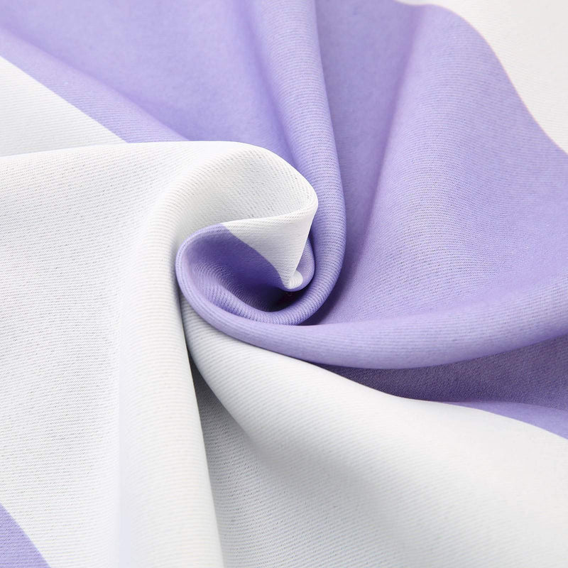 2 pcs 52" x 108" Cabana Stripe Blackout Grommet Window Curtains Drapes Treatments