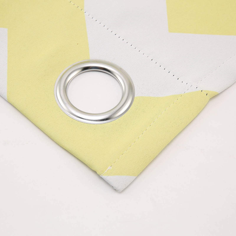 2 pcs 52" x 108" Chevron Blackout Thermal Grommet Window Curtains Drapes Treatments