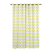 2 pcs 52" x 108" Chevron Blackout Thermal Grommet Window Curtains Drapes Treatments