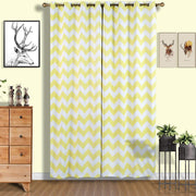 2 pcs 52" x 108" Chevron Blackout Thermal Grommet Window Curtains Drapes Treatments