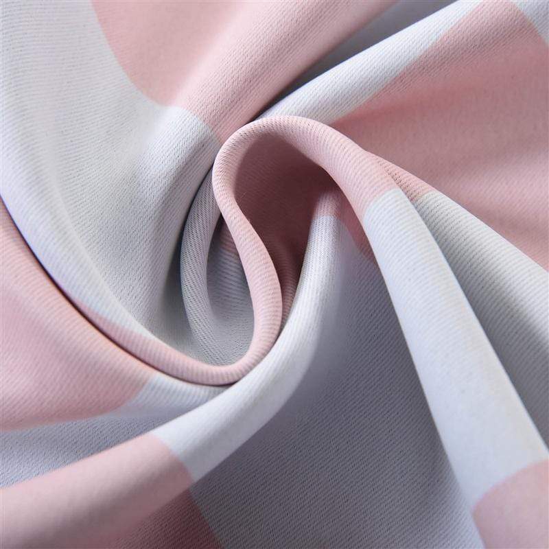 2 pcs 52" x 108" Chevron Blackout Thermal Grommet Window Curtains Drapes Treatments