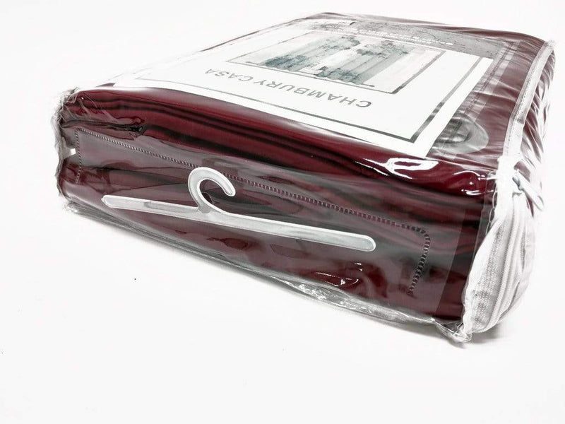 2 pcs 52" x 64" Chevron Blackout Thermal Grommet Window Curtains Drapes Treatments