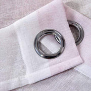 2 pcs 52" x 84" Faux Linen Sheer Stripe Window Curtains Drapes Panels