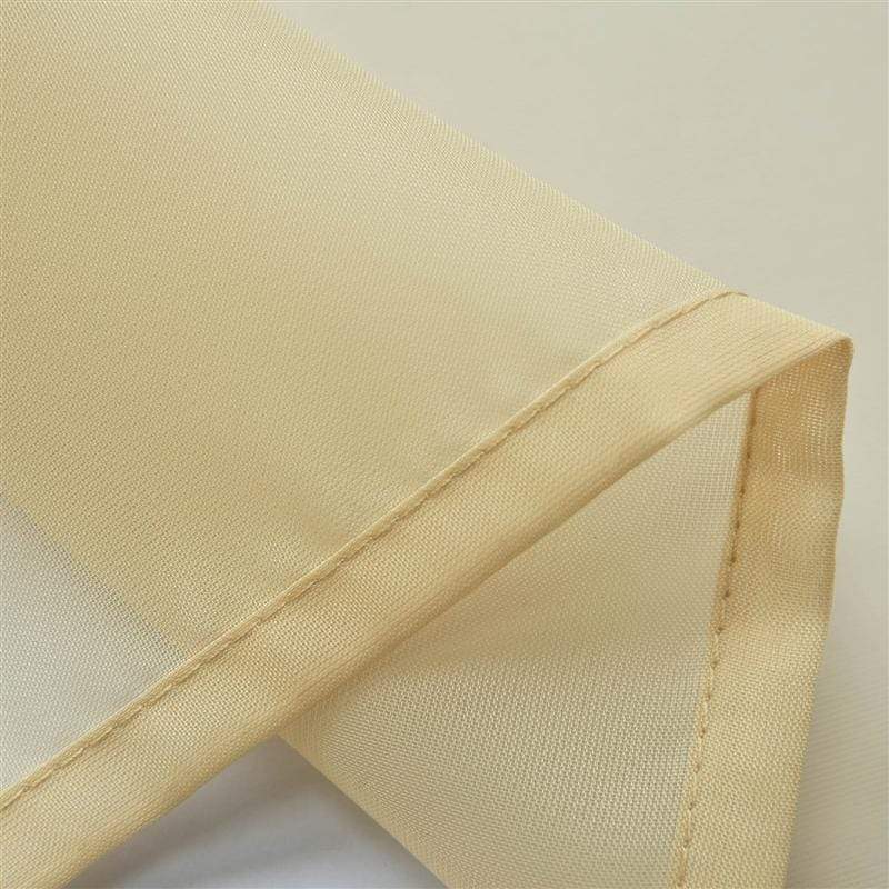 2 pcs 52" x 84" Sheer Organza Window Curtains Drapes Panels