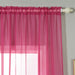 2 pcs 52" x 84" Sheer Organza Window Curtains Drapes Panels