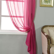 2 pcs 52" x 84" Sheer Organza Window Curtains Drapes Panels