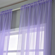 2 pcs 52" x 84" Sheer Organza Window Curtains Drapes Panels