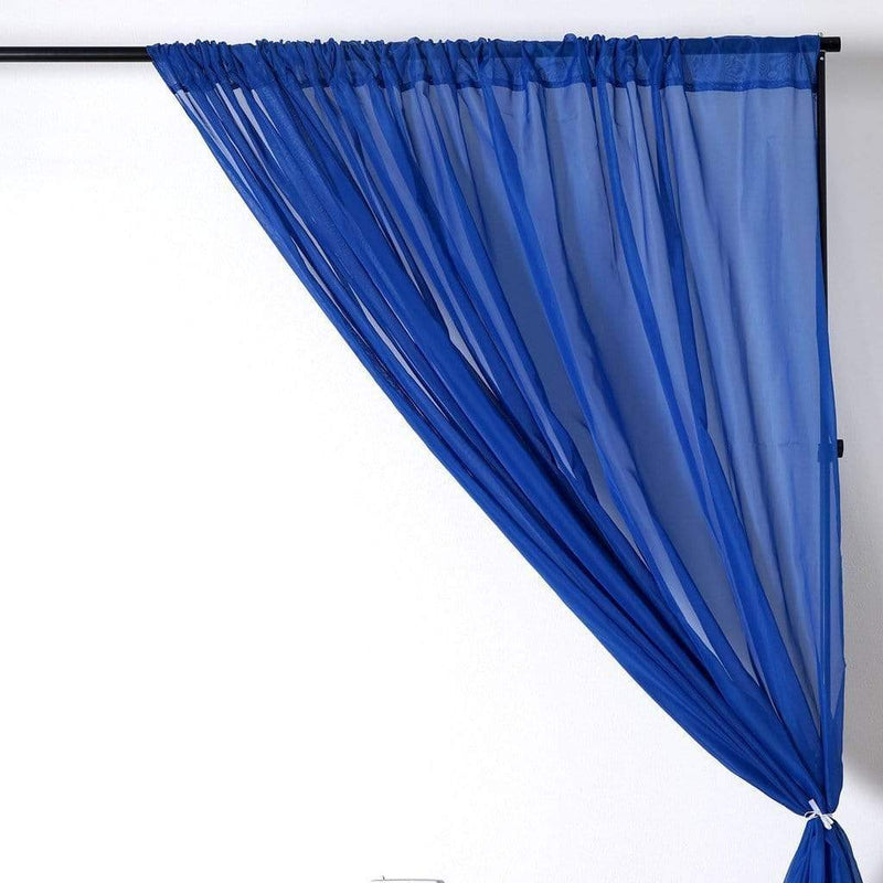 2 pcs 52" x 84" Sheer Organza Window Curtains Drapes Panels