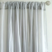 2 pcs 52" x 84" Sheer Organza Window Curtains Drapes Panels