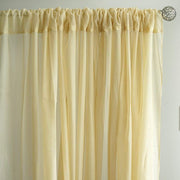 2 pcs 52" x 84" Sheer Organza Window Curtains Drapes Panels