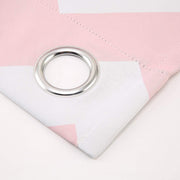 2 pcs 52" x 96" Chevron Blackout Thermal Grommet Window Curtains Drapes Treatments