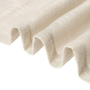 2 pcs 52"x108" Faux Linen Curtains with Chrome Grommets