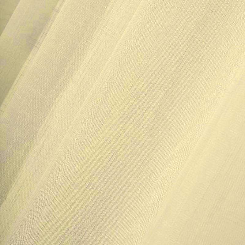 2 pcs 52"x108" Faux Linen Curtains with Chrome Grommets