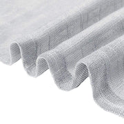 2 pcs 52"x108" Faux Linen Curtains with Chrome Grommets