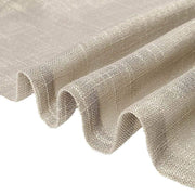 2 pcs 52"x108" Faux Linen Curtains with Chrome Grommets
