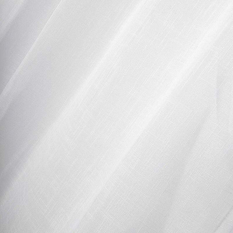 2 pcs 52"x108" Faux Linen Curtains with Chrome Grommets