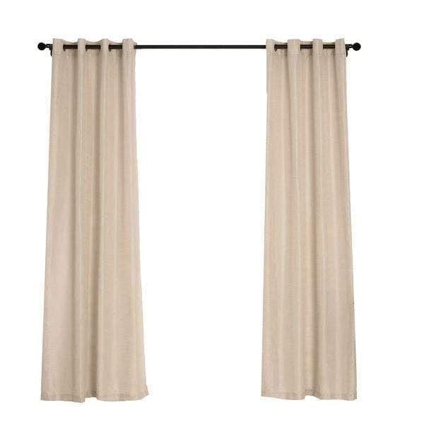 2 pcs 52"x108" Faux Linen Curtains with Chrome Grommets CUR_PANJUTE02_52108_081