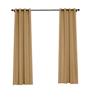 2 pcs 52"x108" Faux Linen Curtains with Chrome Grommets CUR_PANJUTE02_52108_NAT