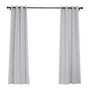 2 pcs 52"x108" Faux Linen Curtains with Chrome Grommets CUR_PANJUTE02_52108_SILV
