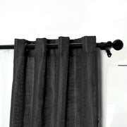 2 pcs 52"x64" Faux Linen Curtains with Chrome Grommets