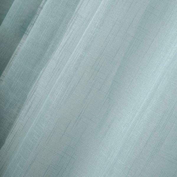 2 pcs 52"x64" Faux Linen Curtains with Chrome Grommets
