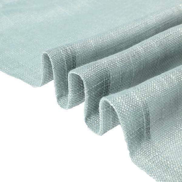2 pcs 52"x64" Faux Linen Curtains with Chrome Grommets