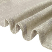2 pcs 52"x84" Faux Linen Curtains with Chrome Grommets