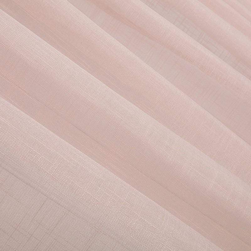 2 pcs 52"x84" Faux Linen Curtains with Chrome Grommets