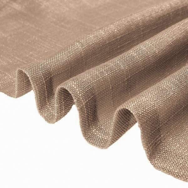 2 pcs 52"x96" Faux Linen Curtains with Chrome Grommets