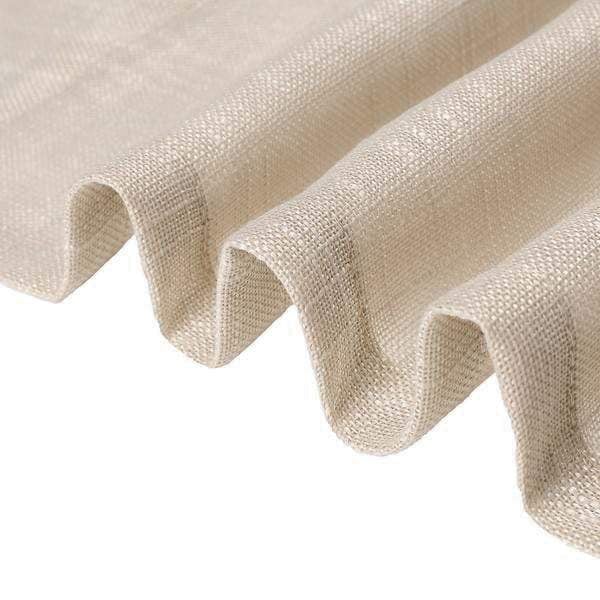 2 pcs 52"x96" Faux Linen Curtains with Chrome Grommets