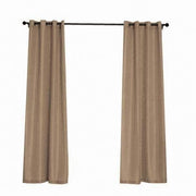2 pcs 52"x96" Faux Linen Curtains with Chrome Grommets CUR_PANJUTE02_5296_063