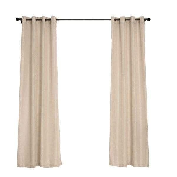2 pcs 52"x96" Faux Linen Curtains with Chrome Grommets CUR_PANJUTE02_5296_081