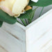 2 pcs 6" Natural Wood Square Plant Holder Boxes Centerpieces