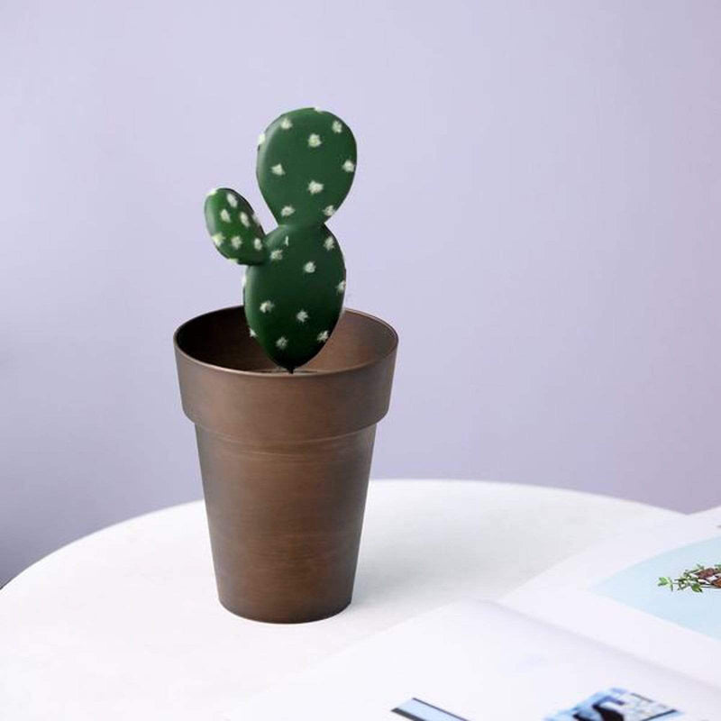 2 pcs 6" tall Metallic Round Plastic Flower Plant Pots