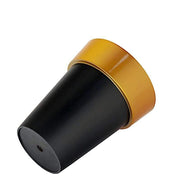 2 pcs 6" tall Metallic Round Plastic Flower Plant Pots