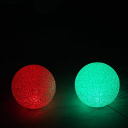2 pcs 6" wide LED Orbs Battery Operated Ball Lights - Assorted LED_BALL11_6