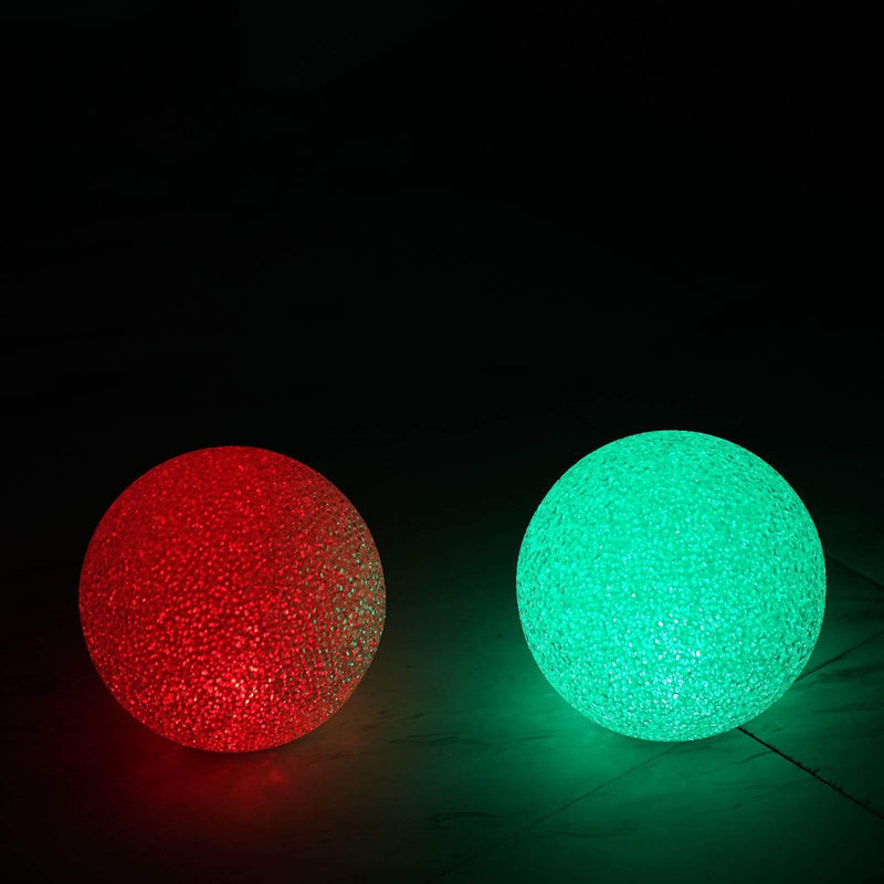 2 pcs 6" wide LED Orbs Battery Operated Ball Lights - Assorted LED_BALL11_6