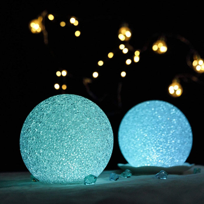 2 pcs 6" wide LED Orbs Battery Operated Ball Lights - Assorted LED_BALL11_6