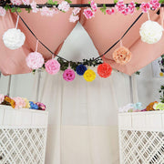 2 pcs 7" wide Silk Roses Kissing Balls