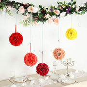 2 pcs 7" wide Silk Roses Kissing Balls