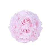 2 pcs 7" wide Silk Roses Kissing Balls ARTI_BALL_RS01_7_046