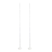 2 pcs 8 ft Balloon Columns Stand Kit Set - White BLOON_STAND06_8