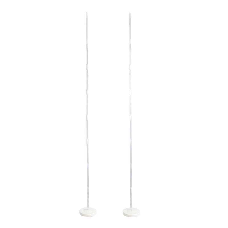 2 pcs 8 ft Balloon Columns Stand Kit Set - White BLOON_STAND06_8