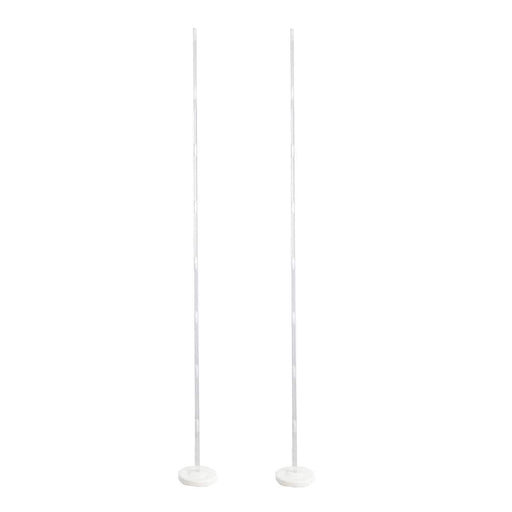 2 pcs 8 ft Balloon Columns Stand Kit Set - White BLOON_STAND06_8